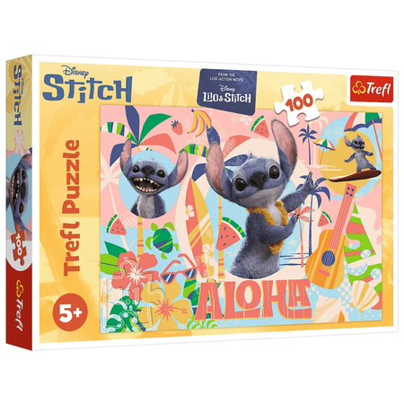 Puzzle - 100 - Stitch i przyjaciele w akcji - Disney - Trefl 16495 
