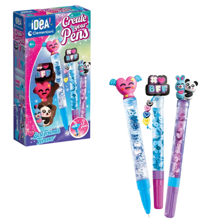 Idea Art Zestaw Mini Fabryka Długopisów Najlepsi Przyjaciele Clementoni 18162
