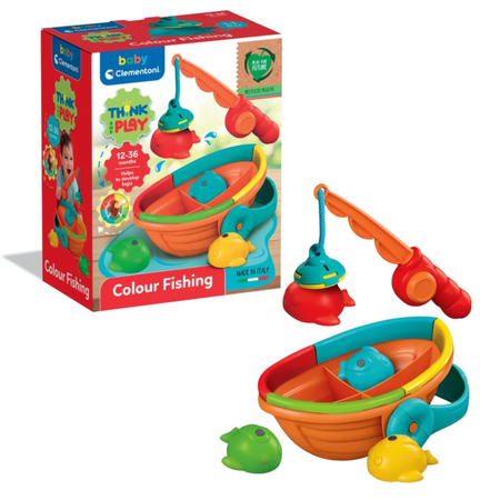 Zabawka logiczna Wędka Łowienie Rybek Łódka Clementoni 17581