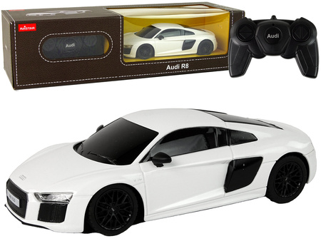Auto R/C Audi R8 1:24 Rastar Białe   