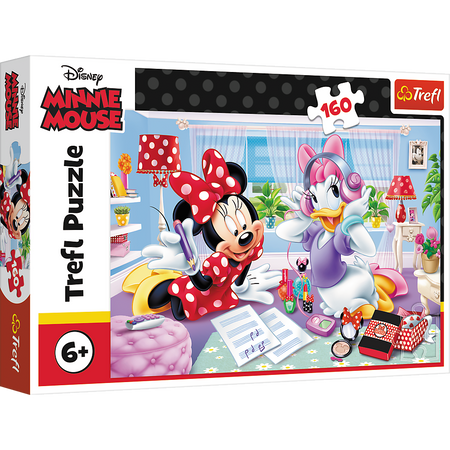 Puzzle - 160 - Dzień z przyjaciółką - Disney Minnie - Trefl 15373
