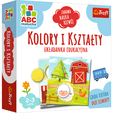 Gra edukacyjna dla dzieci Kolory i kształty ABC Malucha Trefl 01939