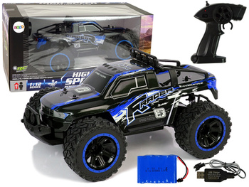 Auto Terenowe Off-Road R/C 2.4 G Amortyzatory 1:12 Niebieskie 