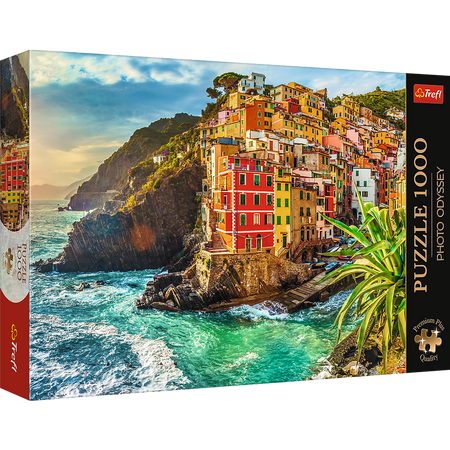 Puzzle - 1000 Premium Plus - Miasteczko Riomaggiore - Włochy - Trefl 10855