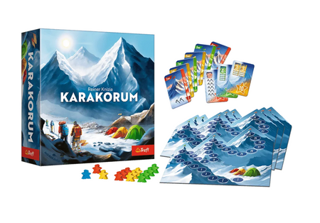 Gra planszowa Karakorum Reiner Knizia King of the Mountains Trefl 02739