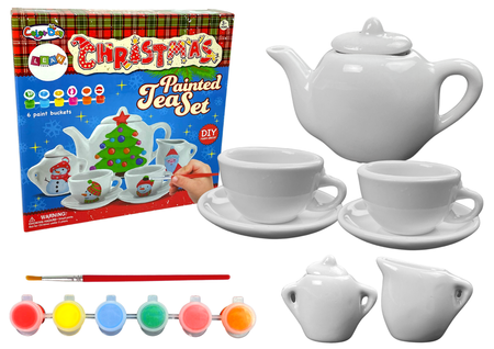 Świąteczny Zestaw Kreatywny DIY Malowanie Porcelany 