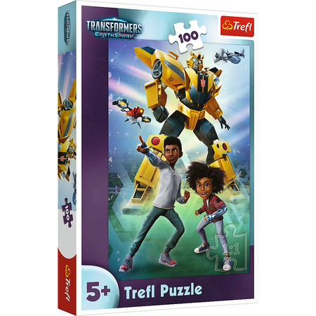 Puzzle - 100 - Drużyna Transformers - Trefl 16457