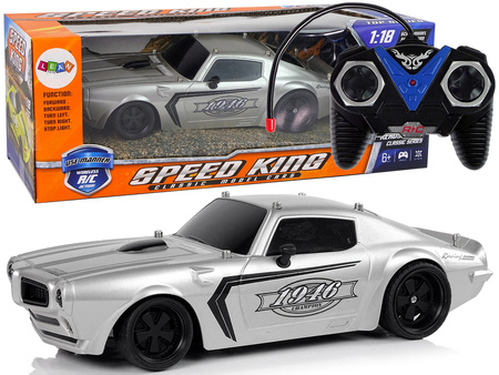 Auto Sportowe R/C 1:18 Srebrne Champion Pilot 