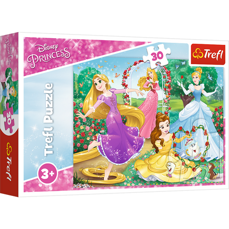 Puzzle - 30 - Być księżniczką - Disney Princess - Trefl 18267
