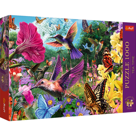 Puzzle - 1000 Premium Plus - Tea Time: Ogród dla ptaków Trefl 10806