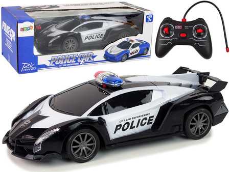 Auto Wyścigowe Policja R/C Zdalnie Sterowane Policyjne + Akumulator 