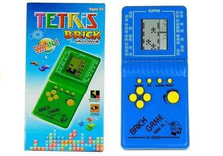 Gra Elektroniczna Tetris Kieszonkowa Niebieska 