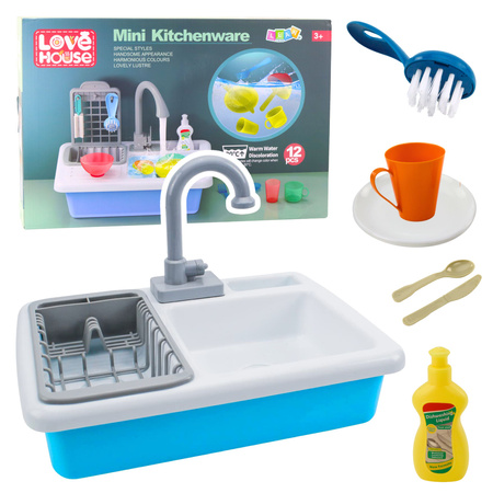 Elektryczny Zlewozmywak Z Obiegiem Wody Zmiana Koloru Pod Ciepłą Wodą 12el.