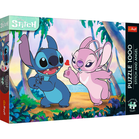 Puzzle - 1000 Premium Plus - Stitch and Angel Trefl 12079