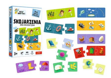 Gra edukacyjna Skojarzenia Mały Odkrywca Trefl 02808