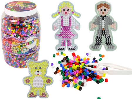 Zestaw DIY Koraliki Do Prasowania Szablony 9000 Sztuk 