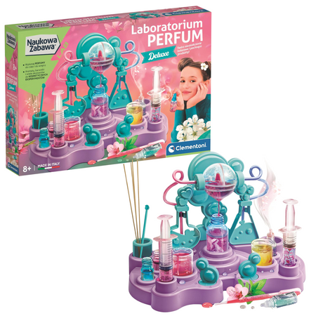 Naukowa Zabawa Laboratorium Perfum Delux Język Polski Clementoni 50396