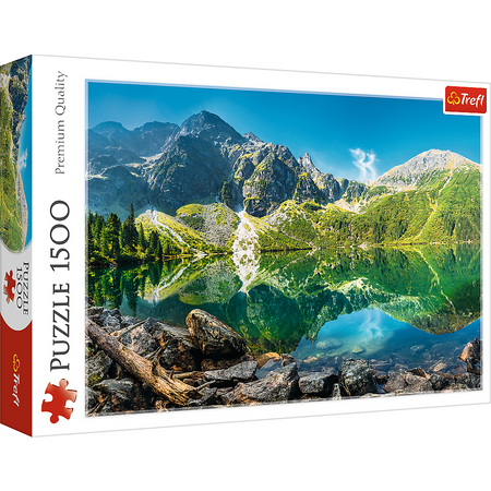 Puzzle -1500- Jezioro Morskie Oko, Tatry, Polska 26167