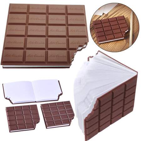 Notatnik Szkolny Biurowy Czekolada Bezliniowy Pachnący Brązowy 