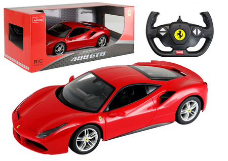 Auto Rastar 1:14 Ferrari 488 GTB Czerwone