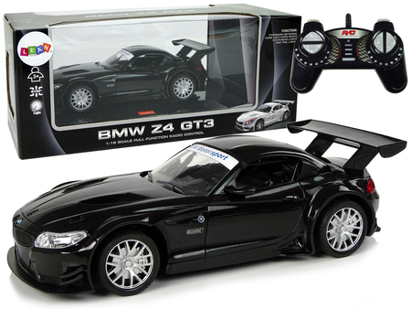 Auto Sportowe R/C 1:18 BMW Z4 GT3 Czarny 2.4 G Światła 