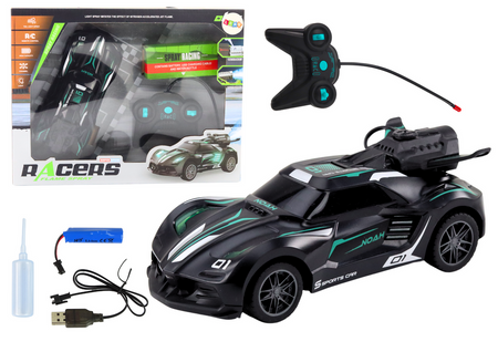 Auto Sportowe R/C Czarne Zdalnie Sterowane