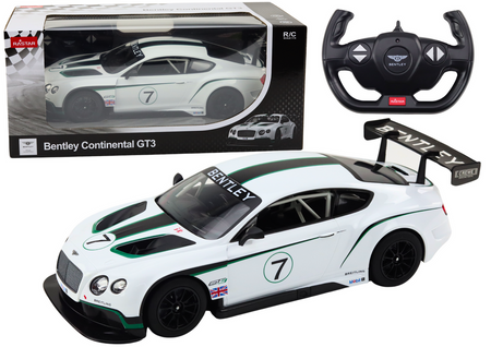 Auto Sportowe RC 1:14 Bentley Continental GT3 Biały