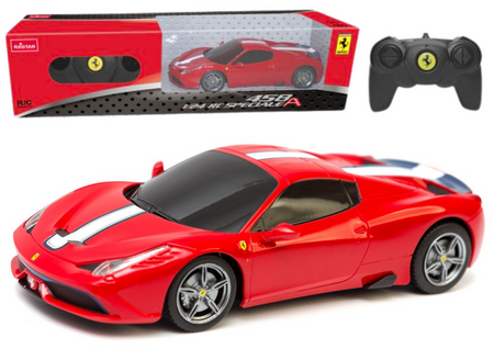 Auto Sportowe RC 1:24 Zdalnie Sterowane Ferrari 458 Speciale Czerwone