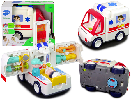 Interaktywna Edukacyjna Karetka Ambulans Auto Dla Malucha HOLA 