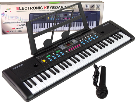 Keyboard MQ-6112 Mikrofon Uchwyt Na Nuty 61 Klawiszy