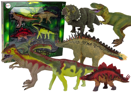 Ogromny Zestaw Dinozaurów 6 szt Duże Modele Figurka Dinozaur