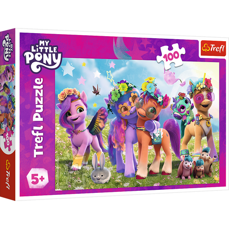 Puzzle - "100" -  Zabawne Kucyki My Little Pony Trefl 16463