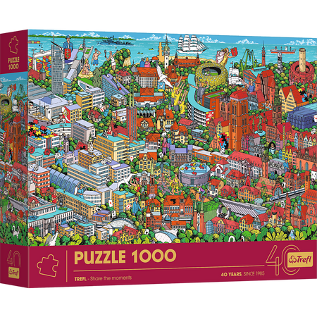 Puzzle - "1000 Jubileusz" - Trójmiasto Trefl 10924