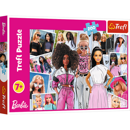 Puzzle - "200" - W świecie Barbie Trefl 13301