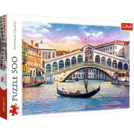 Puzzle 500 el. Most Rialto, Wenecja 37398