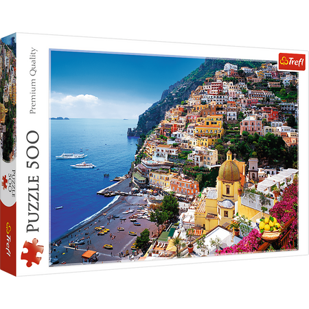 Puzzle 500 el. Positano, Wybrzeże Amalfickie, Włochy Trefl 37145