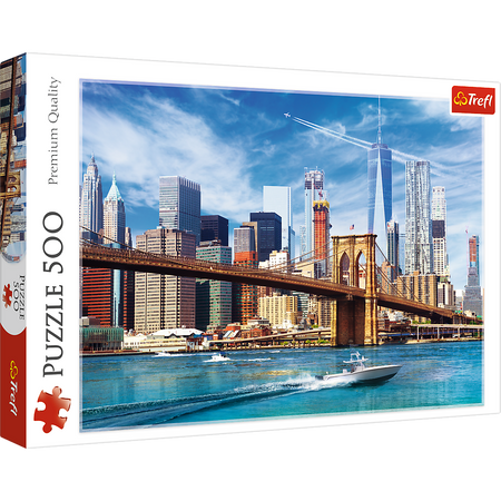 Puzzle 500 el. Widok na Nowy Jork Trefl 37331