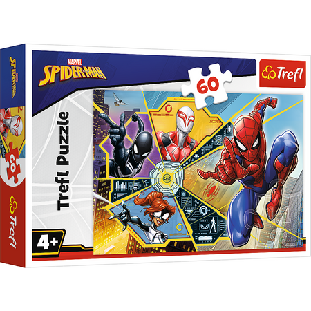 Puzzle - "60" - W sieci / Disney Marvel Spiderman Trefl 17372