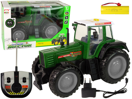 Zielono-Czarny Traktor R/C Zdalnie Sterowany 38 cm 