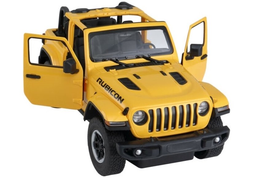 Auto R/C Jeep Wrangler Rubicon 114 Rastar żółty 4676