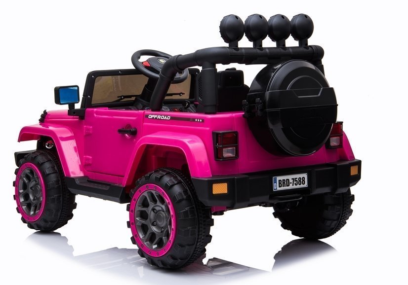 Auto na Akumulator Jeep BRD7588 Różowy 3899 LeanToys