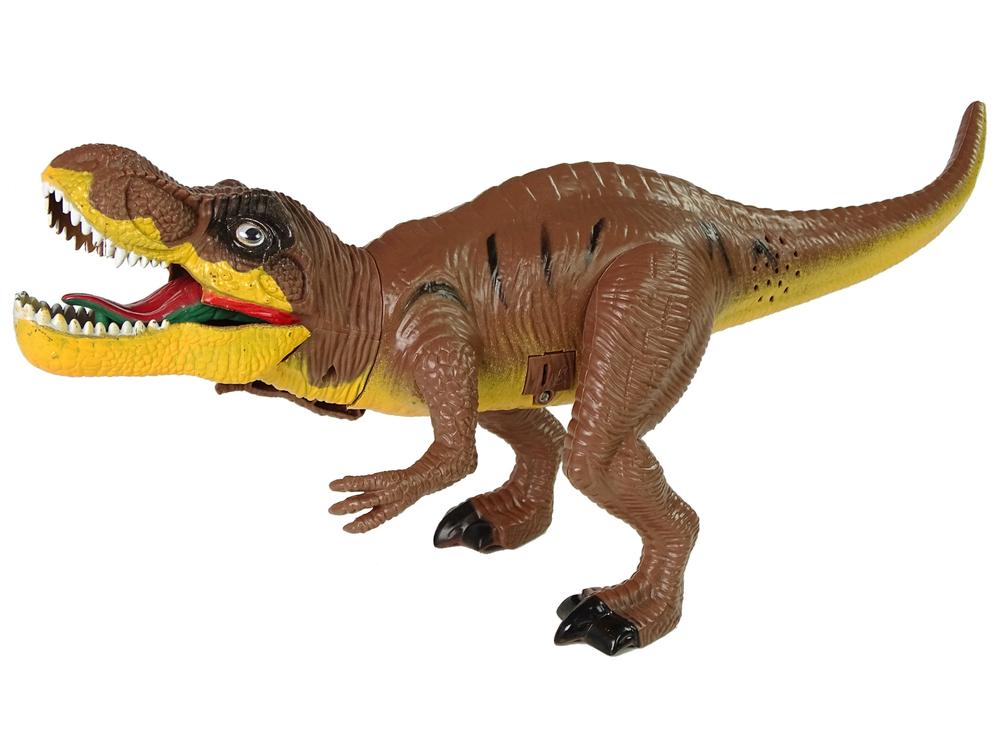 Zestaw Dinozaurów Tyranozaur Rex Drzewka Akcesoria Dźwięk Światła - 9720 -  LeanToys