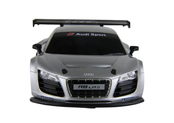 Auto R/C 1:24 Zdalnie Sterowane Sportowe AUDI R8 LMS Srebrne