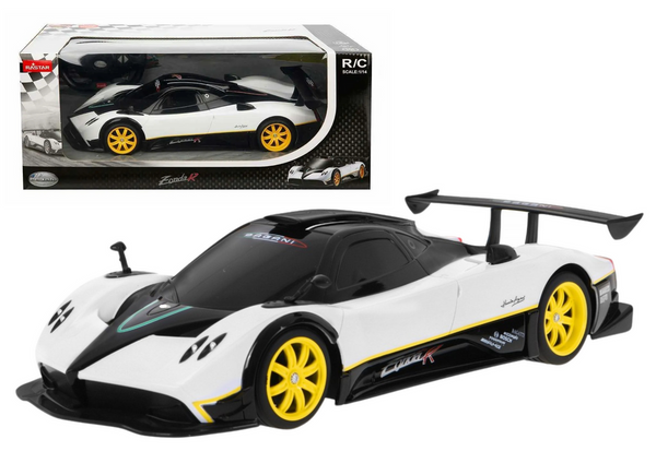 Auto RC Sportowy Model Zdalnie Sterowany Pagani Zonda Białe 1:14 