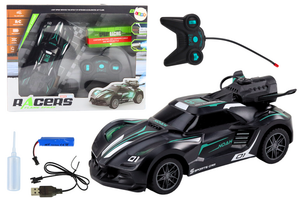 Auto Sportowe R/C Czarne Zdalnie Sterowane