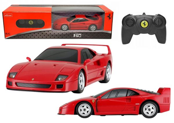 Auto Sportowe RC 1:24 Zdalnie Sterowane Ferrari F40 Czerwone