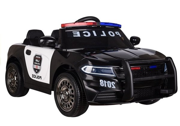 Auto na Akumulator Samochód Policyjny Czarny