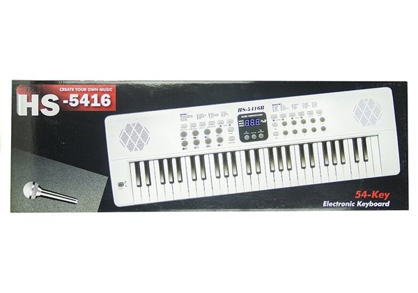 Elektryczne pianinko z mikrofonem USB