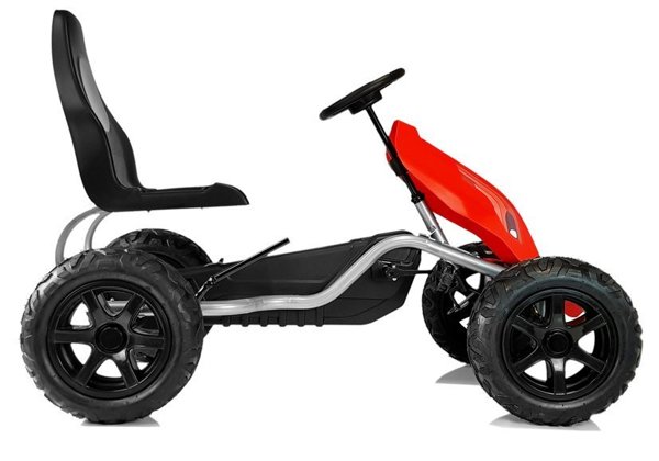 Gokart na Pedały B012 Pompowane Koła Czerwony 