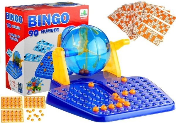 Gra Bingo Lotto MASZYNA LOSUJĄCA Edukacyjna 